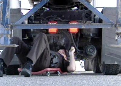 this image shows commercial truck suspension repair in Fort Collins, CO